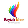 Colorful logo with the text 'Baytak Noor' on a white background